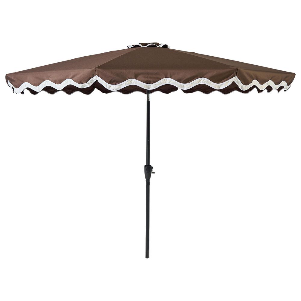 HOMLUX 10" Patio Umbrella in Dark Brown, , large