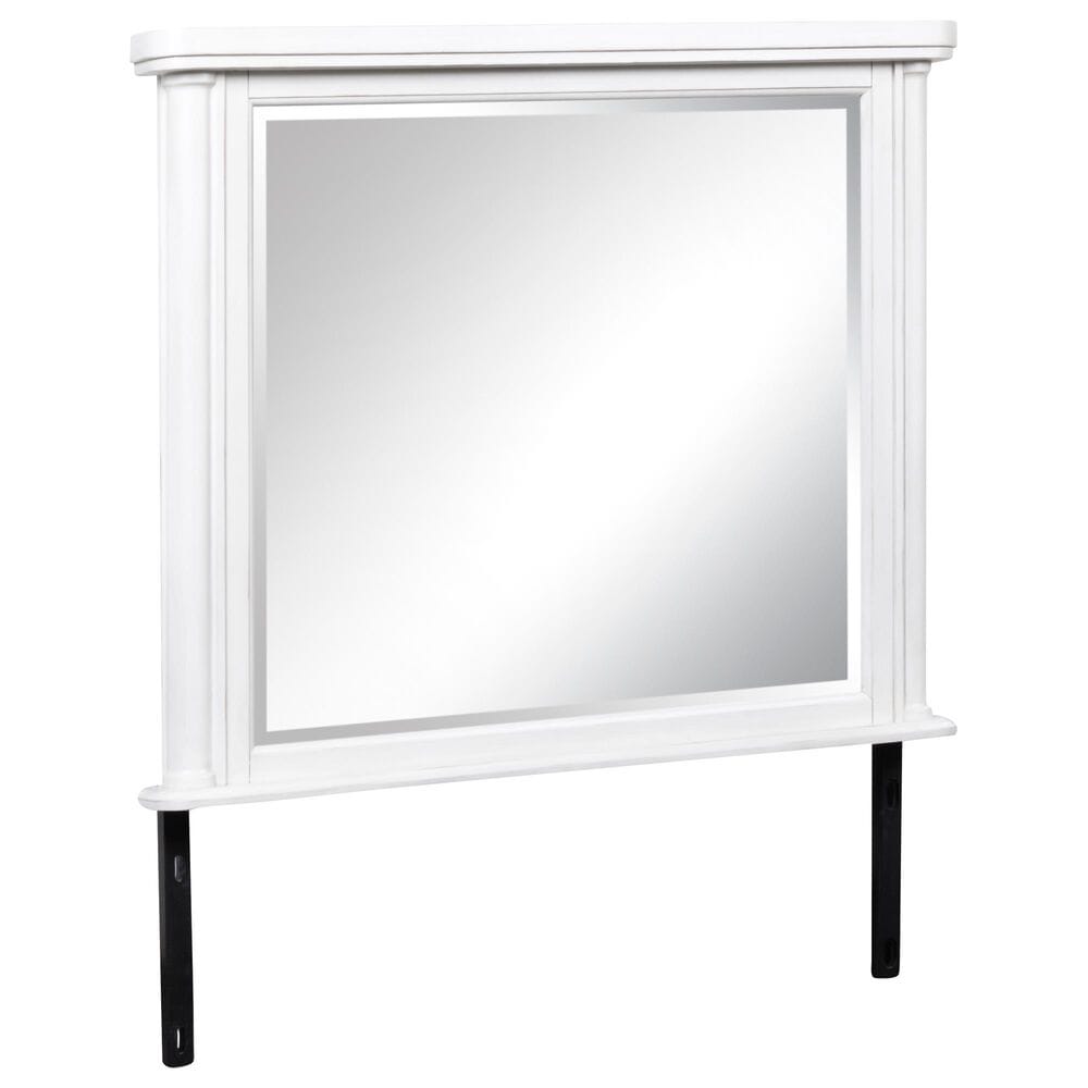 Ashley Rowlenstown Dresser Mirror in Antique White, , large