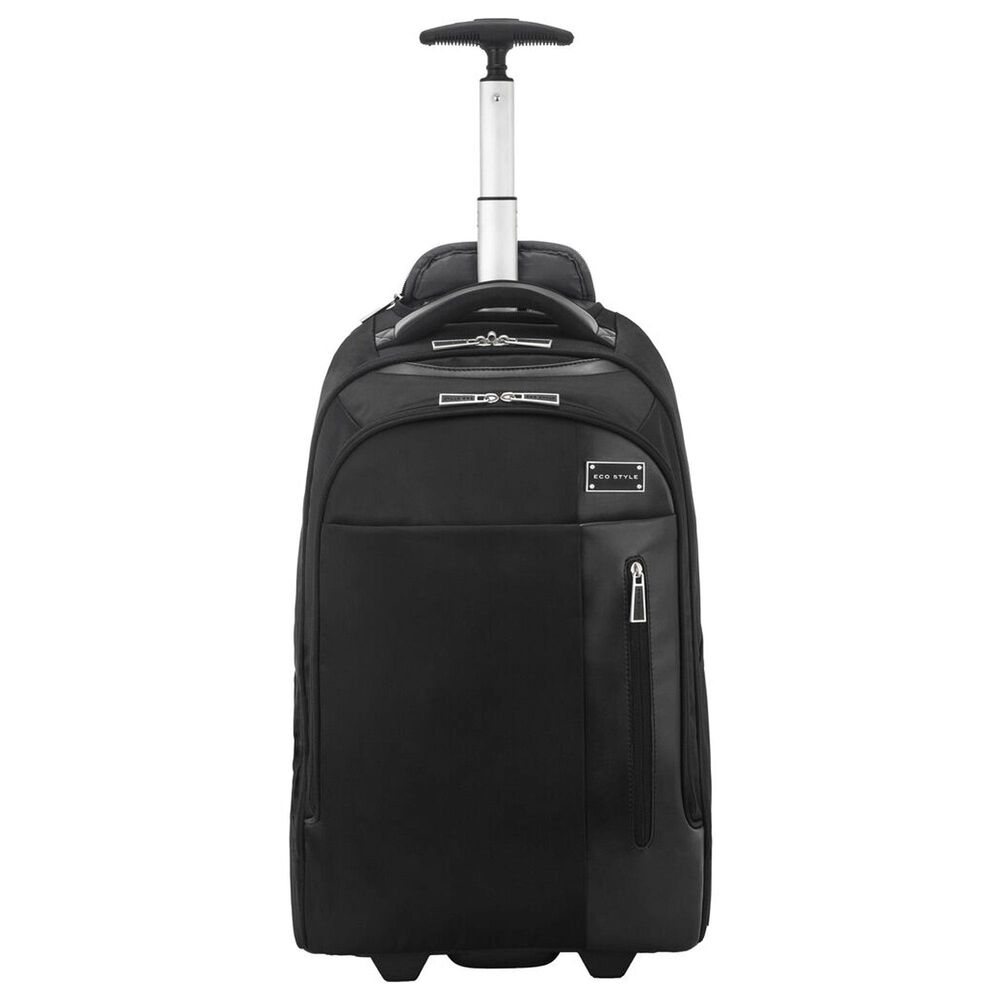 EcoStyle Tech Exec Rolling Backpack in Black, , large