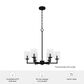 Hunter Kerrison 6-Light Chandelier in Natural Iron, , large