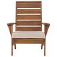 Linon Home Decor Rockport Patio Arm Chair with Natural Frame in Beige, , large