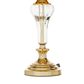 Maple and Jade Table Lamp in Shiny Gold and Clear, , large