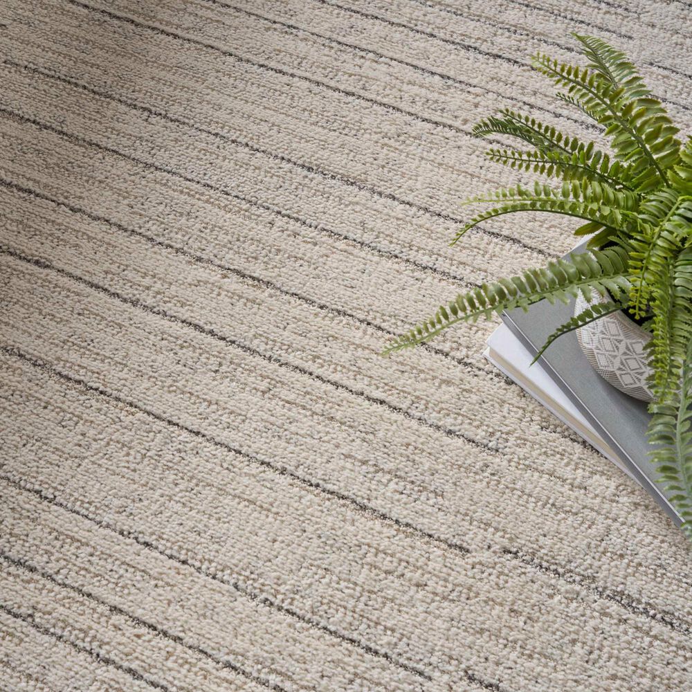 Nourison Andes AND02 3&#39;11&quot; x 5&#39;11&quot; Ivory and Grey Area Rug, , large