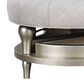 Aria Designs Lina Oval Cocktail Ottoman with 4 Trays in Flurry, , large