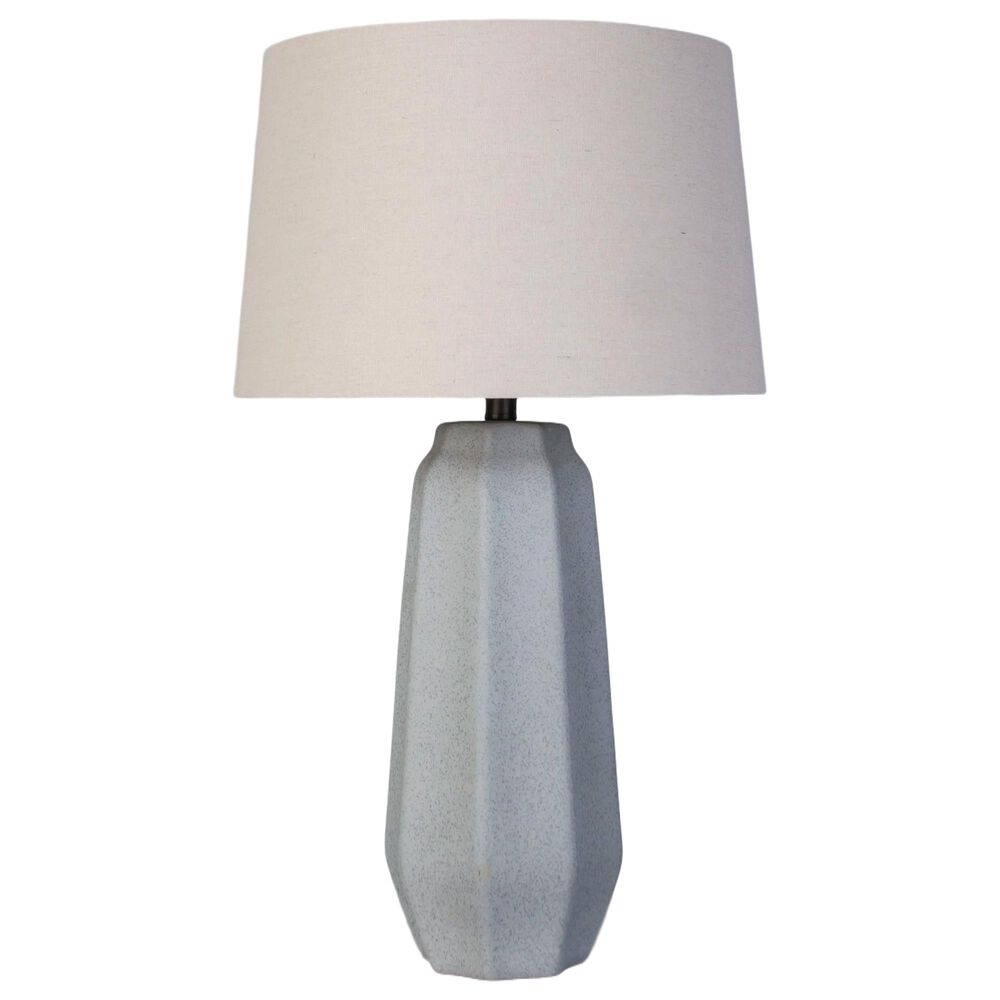 Classy Art Wholesalers Ceramic Table Lamp in Speckled Stone, , large