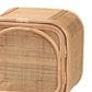 Baxton Studio Keita 2-Shelf Nightstand in Natural, , large