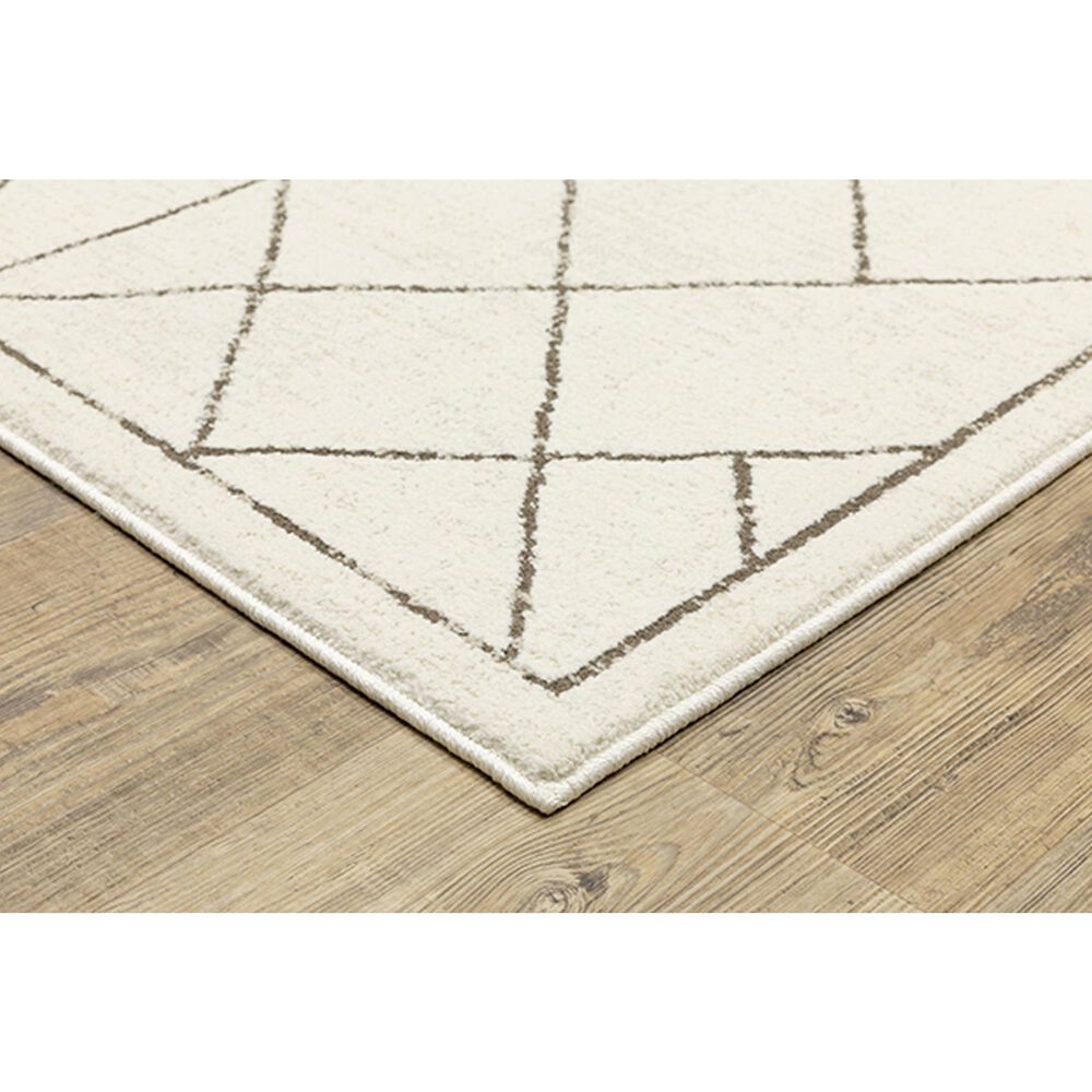 Oriental Weavers Raylan RAY06 7&#39;10&quot; x 10&#39;10&quot; Ivory Area Rug, , large