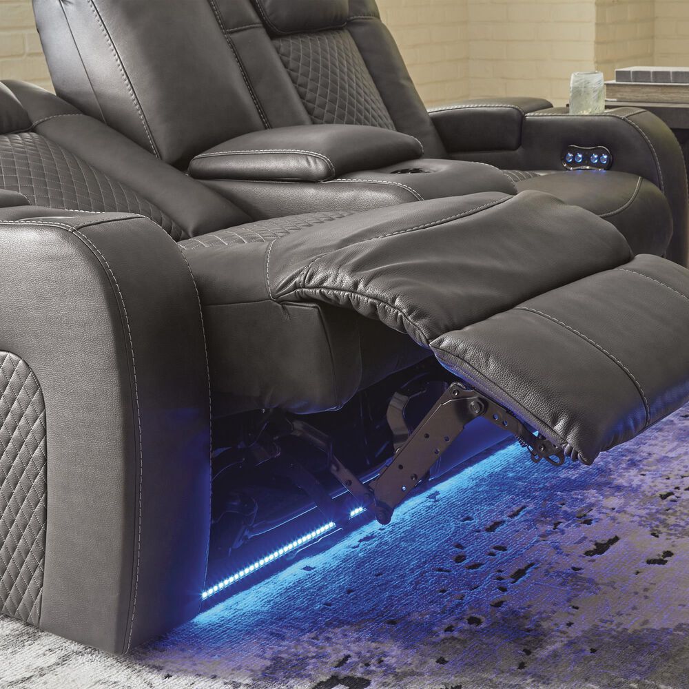 Ashley Fyne-Dyme 3-Piece Power Reclining Living Room Set in Shadow, , large