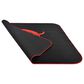 Arozzi Zona Quattro Microfiber Noise Dampening and Scratch Protection Anti-Slip Chair Mat in Black and Red, , large