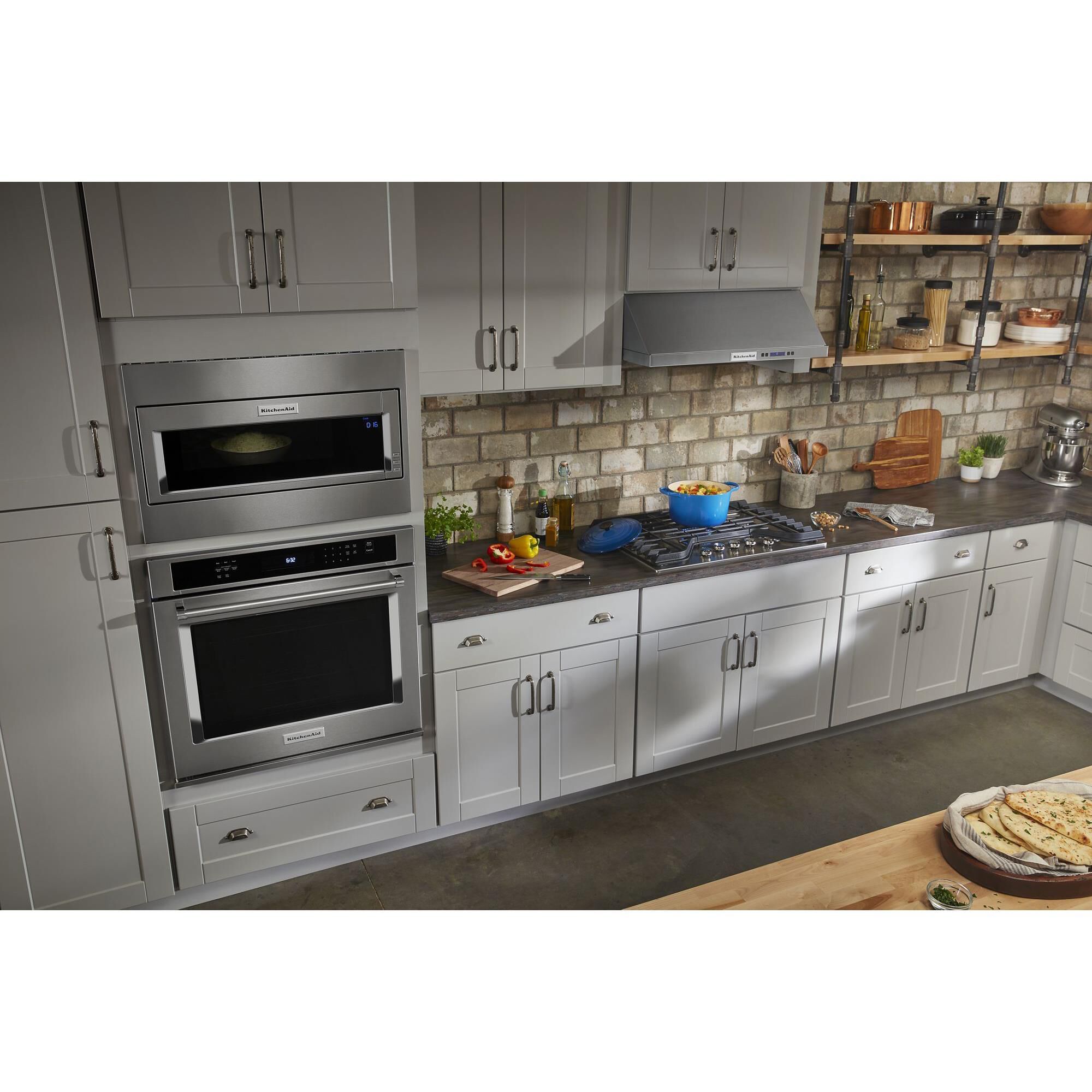 single wall oven under counter