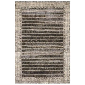 Loloi Mika 3"11" x 5"11" Charcoal and Ivory Area Performance Rug, , large