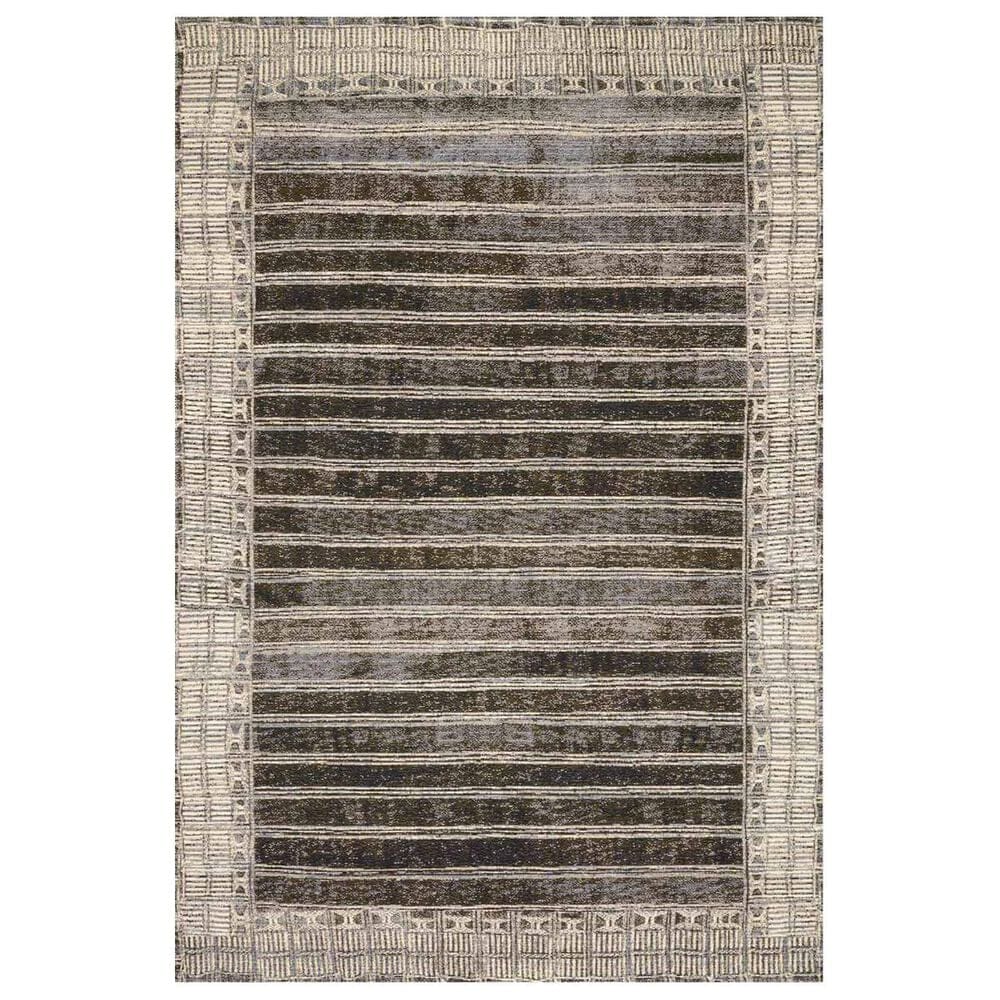 Loloi Mika 3"11" x 5"11" Charcoal and Ivory Area Performance Rug, , large