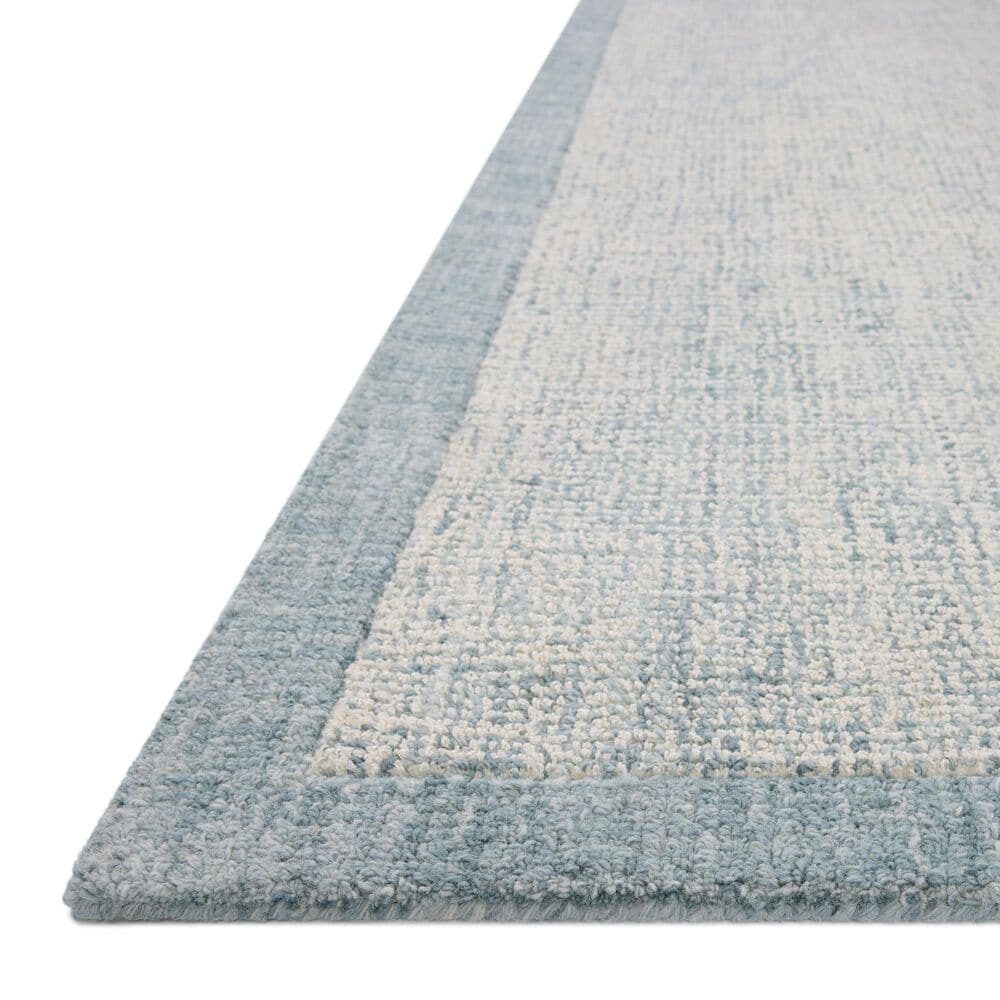 Magnolia Home Henley Ivory and Blue 2&#39;3&quot; x 3&#39;9&quot; Area Rug, , large