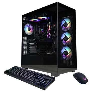 CyberPowerPC Gamer Supreme Gaming Desktop | AMD Ryzen 7 9700X - 32GB RAM - AMD Radeon RX 9070 XT Graphics - 2TB SSD in Black, , large