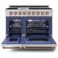 THOR KITCHEN Gordon Ramsay 6.8 Cu. Ft. 48" Professional Natural Gas Range with Rose Gold Handle Kit in Stainless Steel, , large