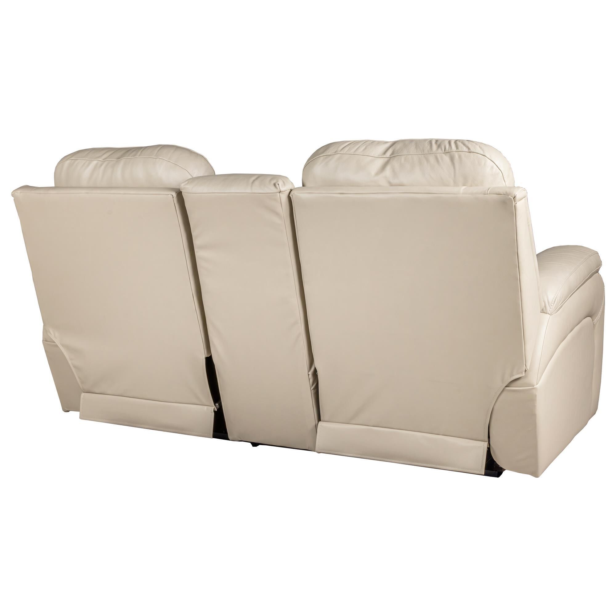La-Z-Boy Greyson Manual Console Loveseat in Ice