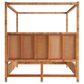 Universal Furniture Weekender 4-Piece Queen Canopy Bedroom Set in Natural and Sand Dune, , large
