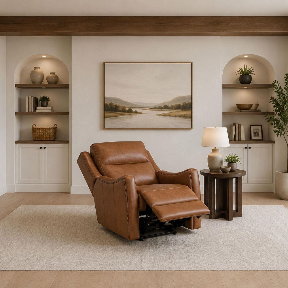 Simeon Collection Channing Power Recliner in Renaissance Cinnamon, , large