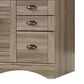 Sauder Harbor View Computer Desk with Hutch in Salt Oak, , large