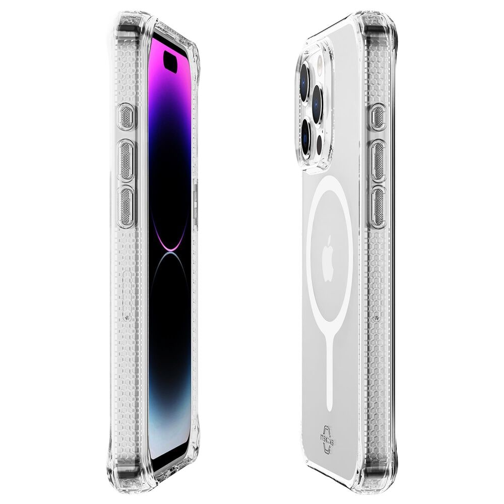 ITSkins Hybrid R Clear MagSafe Case for Apple iPhone 15 Pro Max in Transparent, , large