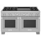 Thermador 60" Pro Grand Dual Fuel Range with 6 Burners and Griddle in Stainless Steel, , large