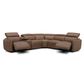Interlochen 6-Piece Power Reclining Leather Sectional with Power Headrest in York Chestnut, , large