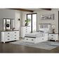 Mayberry Hill Wade 5-Piece Twin Storage Bedroom Set in White and Black, , large