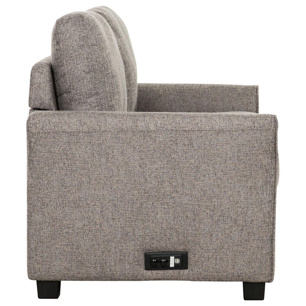 Primo International Drake Sofa Bed in Linen Dark Gray, , large