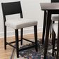 Linon Home Decor Cadence Counter Stool in Black, , large