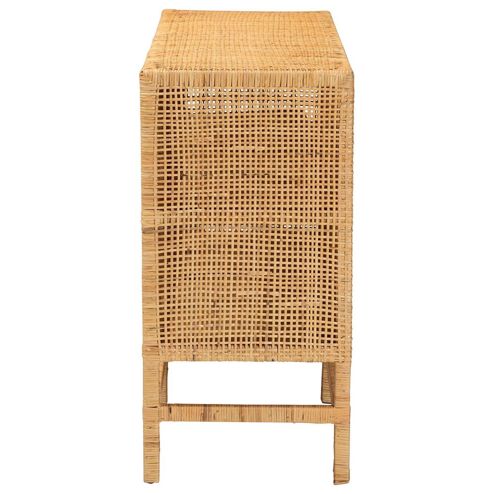 Baxton Studio Vivan 2-Door Storage Cabinet in Natural Brown, , large