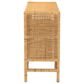 Baxton Studio Vivan 2-Door Storage Cabinet in Natural Brown, , large