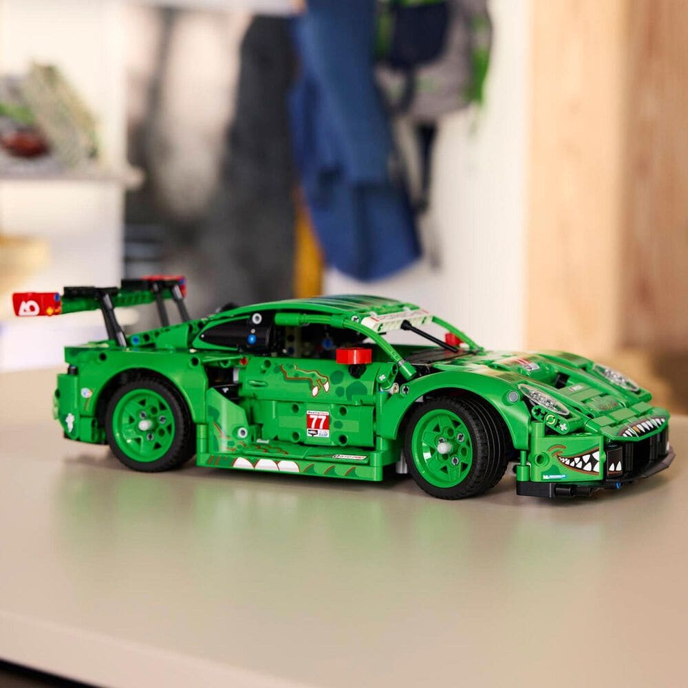 LEGO Technic Porsche 911 GT3 R Rexy AO Racing Car Building Set, , large