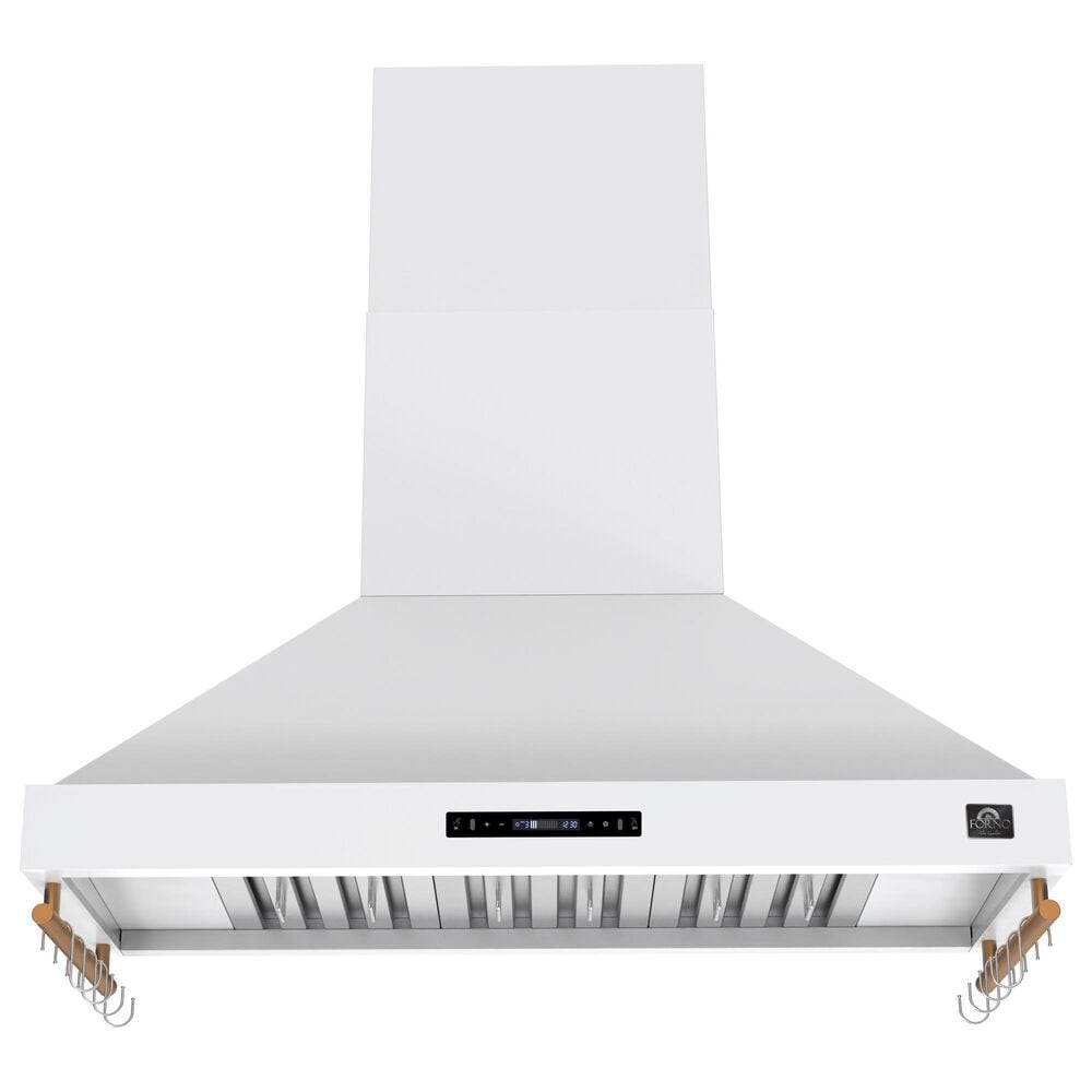 Forno Venezia 48" Wall Mount Range Hood in White, , large