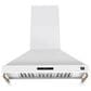 Forno Venezia 48" Wall Mount Range Hood in White, , large