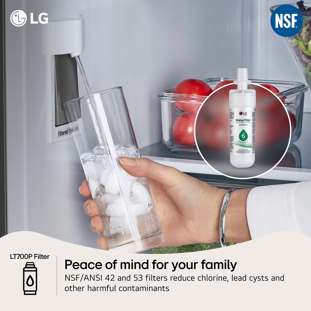 LG LT700P Replacement Refrigerator Water Filter, , large