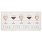 Mohawk Dri-Pro Deluxe Time for Wine 1"6" x 2"6" Multicolor Door Mat, , large