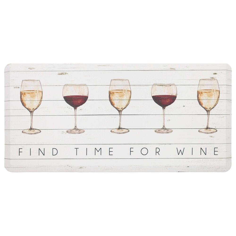 Mohawk Dri-Pro Deluxe Time for Wine 1"6" x 2"6" Multicolor Door Mat, , large