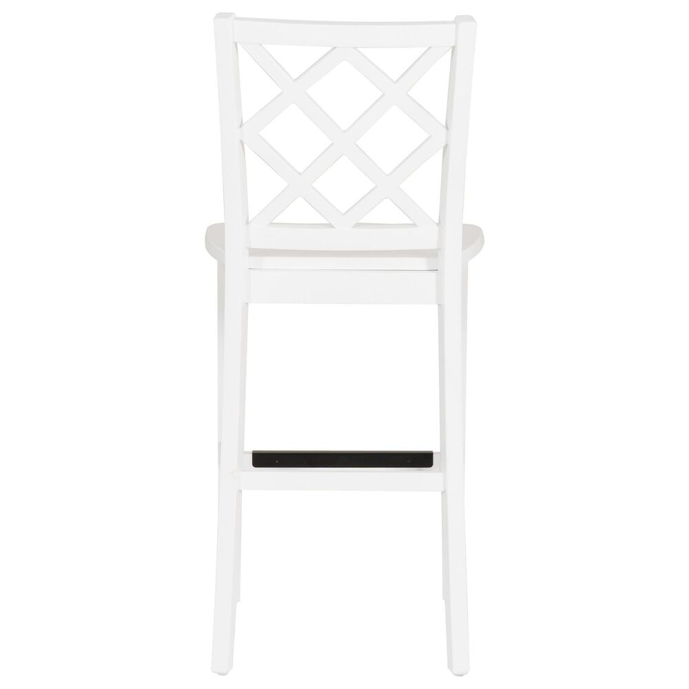 Linon Home Decor Mayfair Counter Stool in White, , large