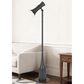 Cal Lighting Trumpette Floor Lamp in Charcoal Grey, , large