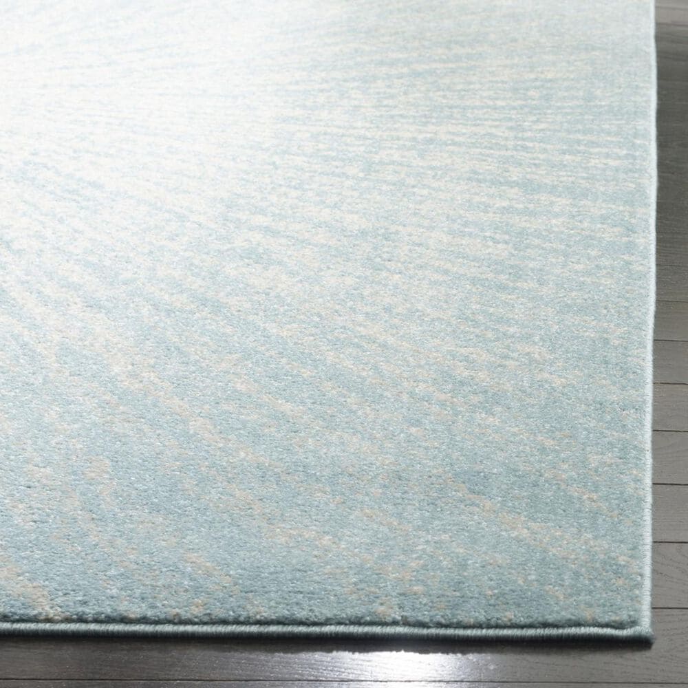 Safavieh Evoke EVK228J 2&#39;3&quot; x 13&#39; Aqua and Ivory Runner, , large