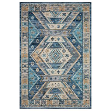 Loloi II Zion ZIO-02 2"3" x 3"9" Ocean and Gold Area Rug, , large
