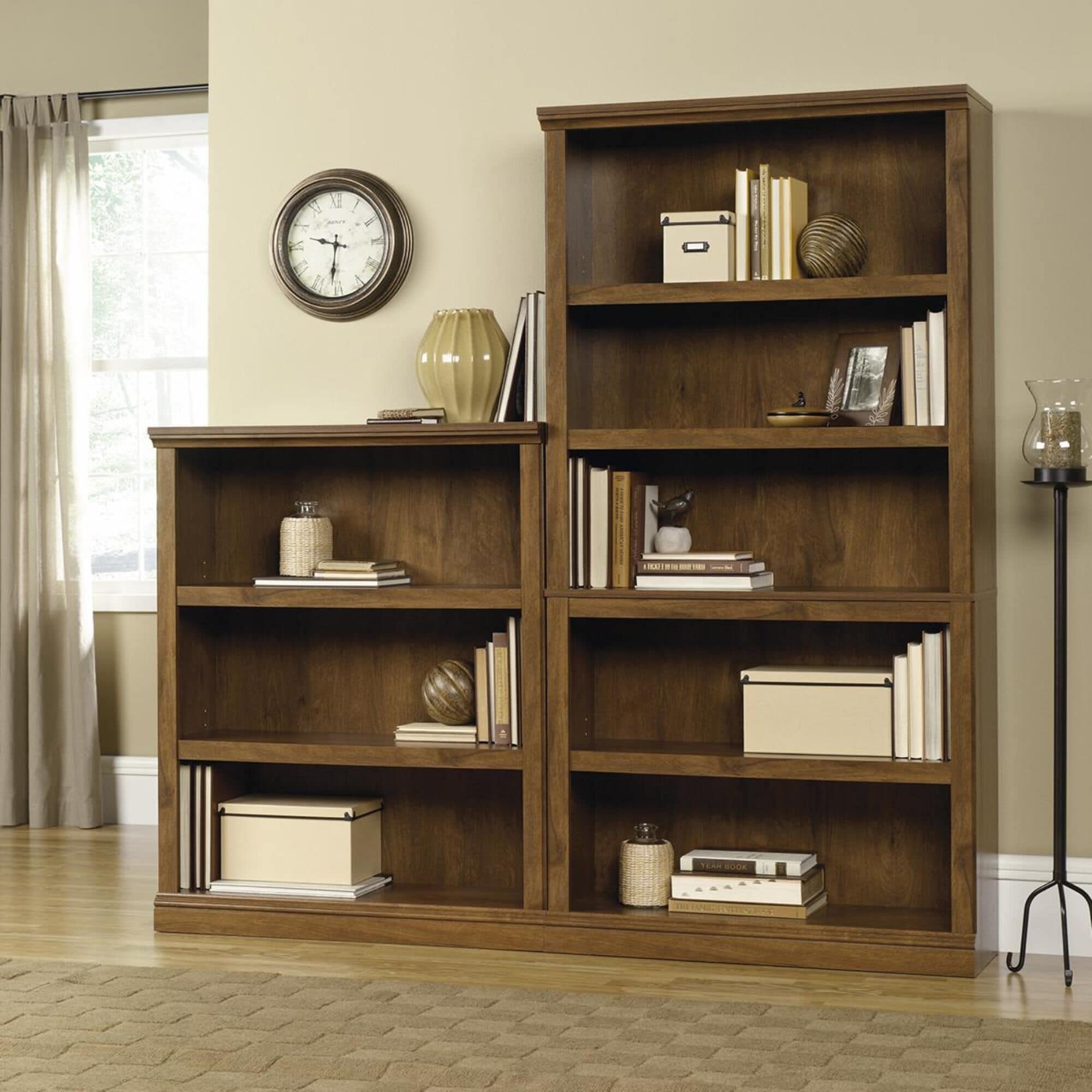 Sauder vintage oak outlet bookcase