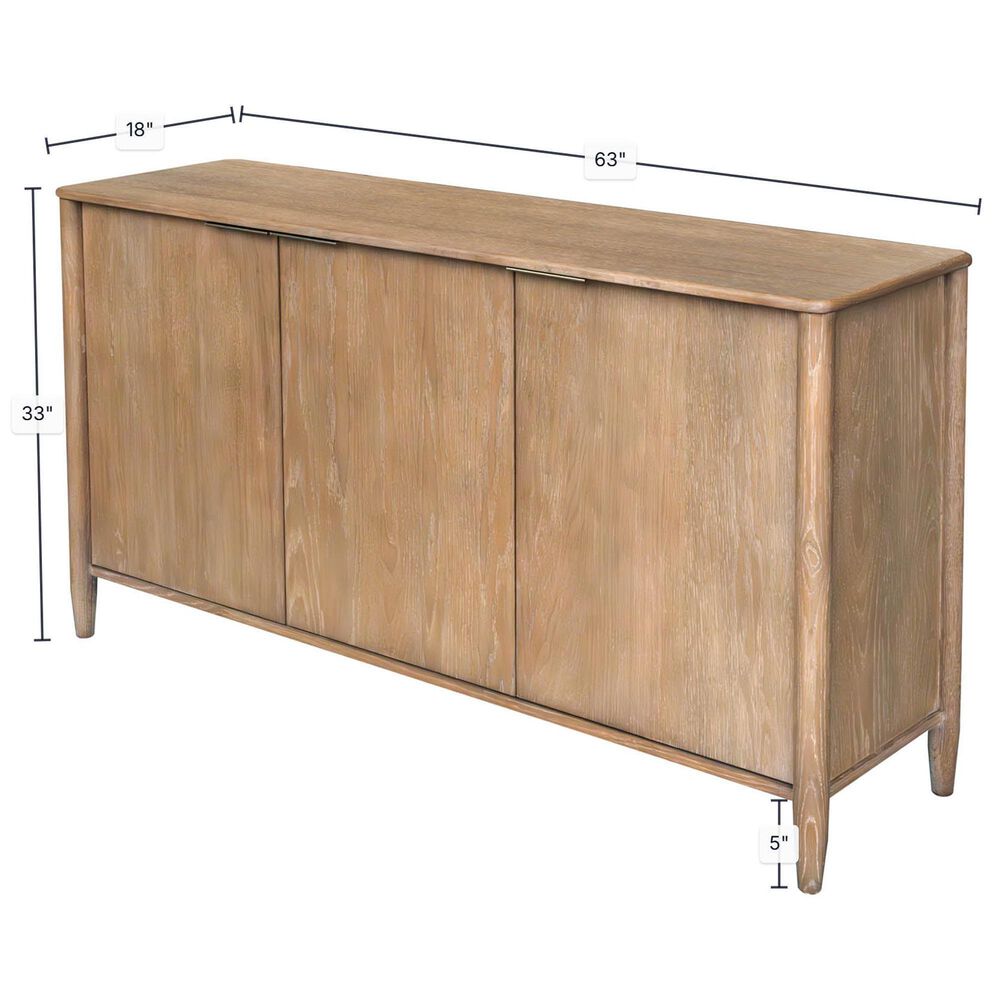 Canyon Hills Kamelia 3-Door Sideboard in Sand, , large