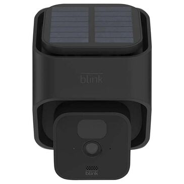 Blink Outdoor Add-On Camera + Solar Panel Charging Mount Smart Security Camera in Black, , large