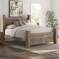 Ashley Rusticott King Poster Bed in Brown, , large