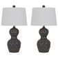 Cal Lighting Tuscaloosa Table Lamp in Matte Black and Gold (Set of 2), , large