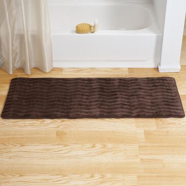 Timberlake Lavish Home Memory Foam Extra Long Bath Rug Mat, , large