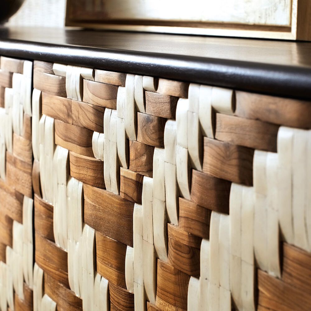 Hooker Furniture Commerce and Market 69" Entwined Credenza in Black, , large