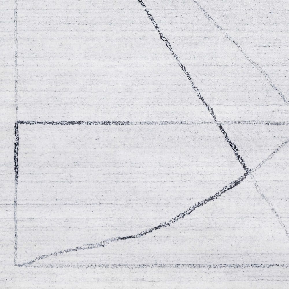 Surya Hightower Charcoal, White and Black 6&#39; x 9&#39; Area Rug, , large