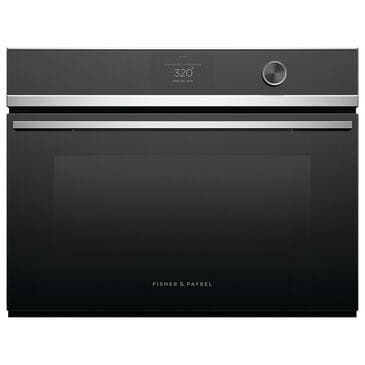 Fisher & Paykel 24 Single Electric Wall Oven with 22-Function and Convection in Black and Stainless Steel, , large